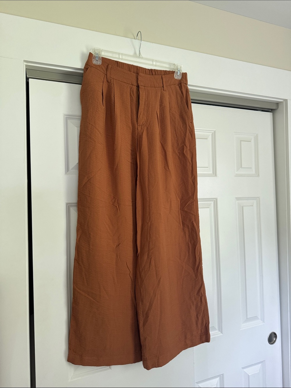 a new day Wide-Leg Chinos in Rust